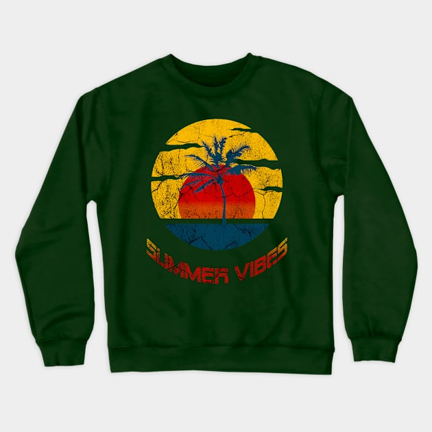 Summer Vibes Crewneck Sweatshirt by CreatenewARTees